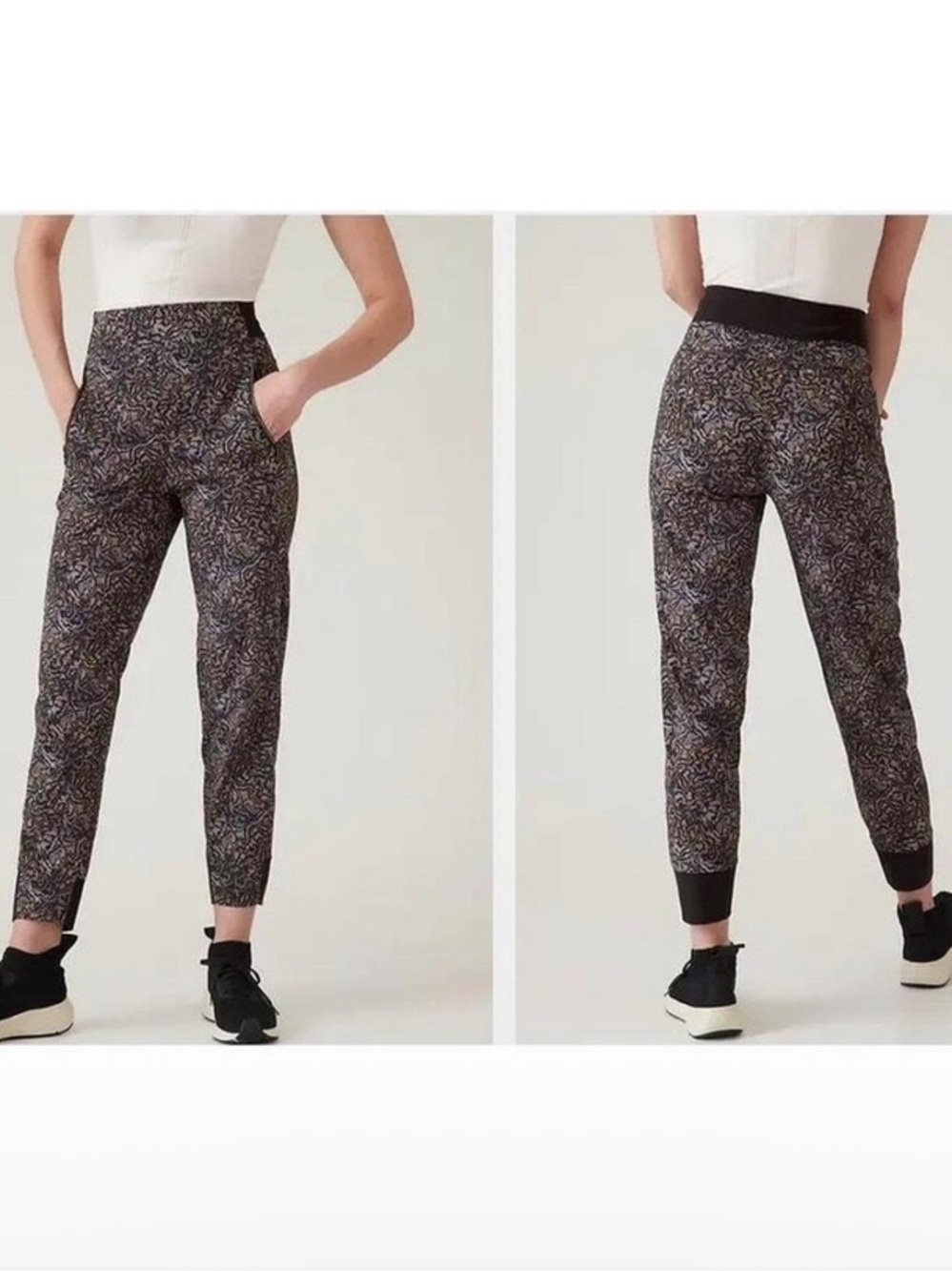 Athleta Trekkie North Joggers in Kinetic Abstract